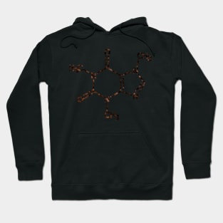 Caffeine Structure Chemistry Coffee Color Hoodie